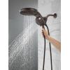 imageDelta 5Setting HydroRain 2in1 Dual Shower Head Polished Nickel High Pressure Shower Head with Handheld Spray 25 GPM Flow Rate Lumicoat Polished Nickel 58680PNPR25Venetian Bronze