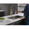 imageDelta Antoni Pro Style Commercial Kitchen Faucet with Pull Down Sprayer Single Hole Brushed Gold Kitchen Sink Faucet Single Handle Champagne Bronze 18803CZDSTChampagne Bronze