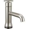 imageDelta Trinsic Touchless 1Hole Bathroom Faucet Touch On Technology Brushed Nickel Trinsic Single Hole Bathroom Sink Faucet with Wheel Handle Metal PushPop Drain Assembly Stainless 558TSSMPUDSTStainless