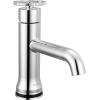 imageDelta Trinsic Touchless 1Hole Bathroom Faucet Touch On Technology Brushed Nickel Trinsic Single Hole Bathroom Sink Faucet with Wheel Handle Metal PushPop Drain Assembly Stainless 558TSSMPUDSTChrome