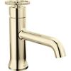 imageDelta Trinsic Touchless 1Hole Bathroom Faucet Touch On Technology Brushed Nickel Trinsic Single Hole Bathroom Sink Faucet with Wheel Handle Metal PushPop Drain Assembly Stainless 558TSSMPUDSTBrilliance Polished Nickel
