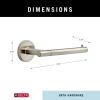 imageDelta Trinsic 1Pack Toilet Paper Holder Champagne Bronze Tissue Roll Holder for Bathroom Organization and Storage Single Post Toilet Tissue Holder Wall Bathroom Accessories 75950CZStainless Steel