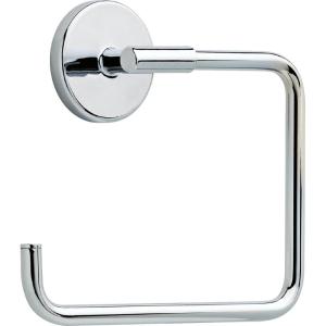 imageDelta Trinsic 1Pack Hand Towel Holder Champagne Bronze Towel Racks for Bathroom Wall Square Towel Ring Holder for Bath Towel Hanger for Kitchen Bathroom Accessories 759460CZPolished Chrome