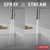 imageDelta Ermelo Pro Style Commercial Kitchen Faucet with Pull Down Sprayer Single Hole Brushed Gold Kitchen Sink Faucet Single Handle Champagne Bronze 18887CZDSTStainless