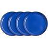 imageStone Lain Stoneware Dish Set 4 Mugs Albie  Speckled WhiteAlbie  Blue and Black