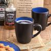imageStone Lain Stoneware Dish Set 4 Mugs Albie  Speckled WhiteAlbie  Blue and Black