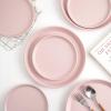 imageStone Lain Stoneware Dish Set 4 Mugs Albie  Speckled WhiteAlbie  Light Pink