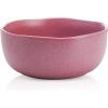 imageStone Lain Stoneware Dish Set 4 Mugs Albie  Speckled WhiteTom  Pink White