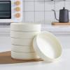 imageStone lain Stella Pasta Bowl 6Piece Set Round Porcelain Lime GreenCream