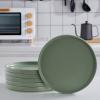 imageStone lain Stella Pasta Bowl 6Piece Set Round Porcelain Lime GreenHoneydew