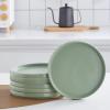 imageStone lain Stella Pasta Bowl 6Piece Set Round Porcelain Lime GreenHoneydew