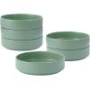imageStone lain Stella Pasta Bowl 6Piece Set Round Porcelain Lime GreenHoneydew