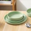 imageStone lain Stella Pasta Bowl 6Piece Set Round Porcelain Lime GreenHoneydew