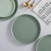 imageStone lain Stella Pasta Bowl 6Piece Set Round Porcelain Lime GreenHoneydew