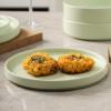 imageStone lain Stella Pasta Bowl 6Piece Set Round Porcelain Lime GreenLime Green