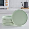 imageStone lain Stella Pasta Bowl 6Piece Set Round Porcelain Lime GreenLime Green