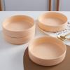 imageStone lain Stella Pasta Bowl 6Piece Set Round Porcelain Lime GreenPastel Orange