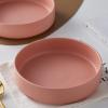 imageStone lain Stella Pasta Bowl 6Piece Set Round Porcelain Lime GreenTerracotta
