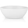 imageStone lain Weave Stoneware Dish Set 4 Bowls Abigael  GrayAbigael  White