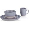 imageStone Lain Albie 32Piece Dinnerware Set Stoneware White SpeckledGray