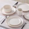 imageStone Lain Albie 32Piece Dinnerware Set Stoneware White SpeckledOffWhite