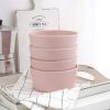 imageStone Lain Albie 32Piece Dinnerware Set Stoneware White SpeckledPink