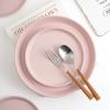 imageStone Lain Albie 32Piece Dinnerware Set Stoneware White SpeckledPink
