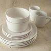 imageStone Lain Albie 32Piece Dinnerware Set Stoneware White SpeckledWhite Speckled