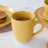 imageStone Lain Albie 32Piece Dinnerware Set Stoneware White SpeckledYellow