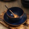 imageStone Lain Brasa Modern Stoneware 32 Piece Dinnerware Sets Plates and bowls Sets Dish Set for 8 GreenBlue