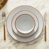 imageStone Lain Brasa Modern Stoneware 32 Piece Dinnerware Sets Plates and bowls Sets Dish Set for 8 GreenWhite