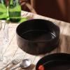 imageStone Lain Celina Stoneware Bowl Set 2Piece Round Serving Bowls Bowls for Kitchen Black
