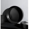 imageStone Lain Celina Stoneware Bowl Set 4Piece Pasta Bowls Bowls for Kitchen BlackBlack