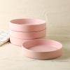 imageStone Lain Celina Stoneware Bowl Set 4Piece Pasta Bowls Bowls for Kitchen BlackPink