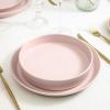imageStone Lain Celina Stoneware Bowl Set 4Piece Pasta Bowls Bowls for Kitchen BlackPink