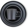 imageStone Lain Coupe Dinnerware Set Service For 4 Black MatteGray Matte