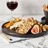 imageStone Lain Coupe Dinnerware Set Service For 4 Black MatteMatte Black