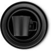 imageStone Lain Coupe Dinnerware Set Service For 4 Black MatteMatte Black