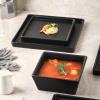 imageStone Lain Grace Stoneware Bowl Set Includes 4 Bowls BlackBlack