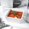 imageStone Lain Grace Stoneware Bowl Set Includes 4 Bowls BlackWhite