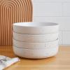 imageStone Lain Lauren Modern Stoneware 32piece Round Dinnerware Set Plates and Bowls Set Dish set for 8 Off WhiteOffWhite