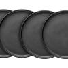 imageStone Lain Stoneware Bowls Set Matte Black 4 Count Pack of 1225 fl ozMatte Black