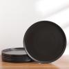 imageStone Lain Stoneware Bowls Set Matte Black 4 Count Pack of 1225 fl ozMatte Black