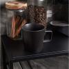 imageStone Lain Stoneware Bowls Set Matte Black 4 Count Pack of 1225 fl ozMatte Black
