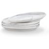 imageStone lain Brighton Porcelain Dish Set 4 Bowls PinkGray
