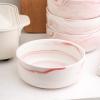 imageStone lain Brighton Porcelain Dish Set 4 Bowls PinkPink