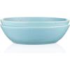 imageStone lain Elena Stoneware Dish Set 4 Bowls PinkBlue