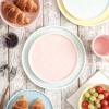 imageStone lain Elena Stoneware Dish Set 4 Bowls PinkMint