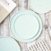 imageStone lain Elena Stoneware Dish Set 4 Bowls PinkMint