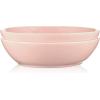 imageStone lain Elena Stoneware Dish Set 4 Bowls PinkPink